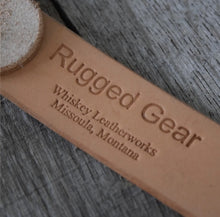 Load image into Gallery viewer, The Brasstown roughout leather belt