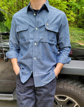 Load image into Gallery viewer, Harvest Indigo Chambray Shirt