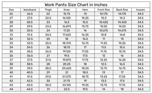 22 oz Work Pants
