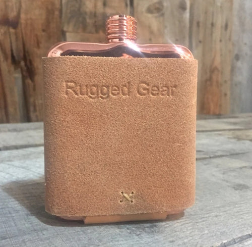 Rough Out Clark Fork Copper Flask