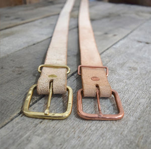 The Tallulah roughout leather belt